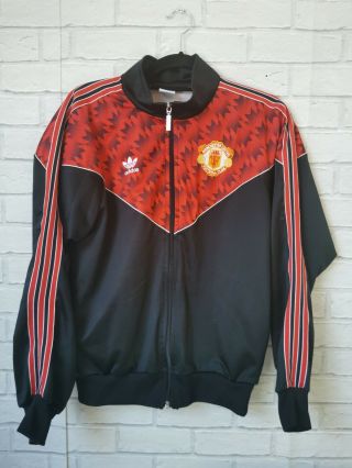 Manchester United 1990 - 1992 Vintage Adidas Football Jacket (m)
