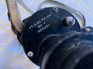 Vintage Wwii Ross Of London X5 Bino.  Prism Mk 4 - 6e/383 5x40 - Binoculars