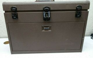 Vtg Kennedy Kits No.  520 Machinist 7 Drawer Steel Tool Hardware Box Chest No Key
