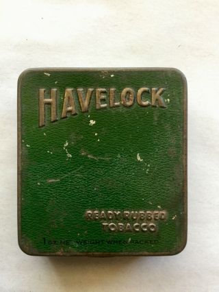 Havelock Ready Rubbed Tobacco Tin In