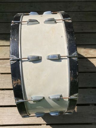 Vintage Ludwig Marching Bass Drum 26 " X10 "
