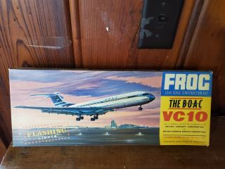Vintage Frog The B.  O.  A,  C Vc10 Scale 1/144 Complete With Decals