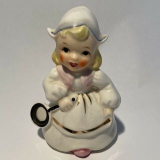 Vintage Salt Or Pepper Single Shaker Dutch Girl Ceramic Hand Painted