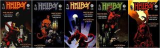 Hellboy Wake The Devil 1 2 3 4 5 Comics Set Movie Dark Horse Mignola Art Covers