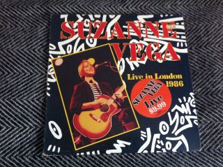 Suzanne Vega Live In London 1986 Vinyl Lp