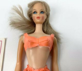 Vintage 1967 Barbie High Color Tnt Twist N Turn 1160 Doll Sun Kissed Blonde