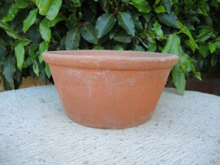 Vintage Sankey Bulwell Hand Thrown Terracotta Display Pan Plant Pot 9.  5 " (697)
