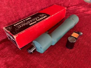 Vintage Bausch & Lomb Balscope Sr.  Spotting Scope W/20x And 60x Eyepieces