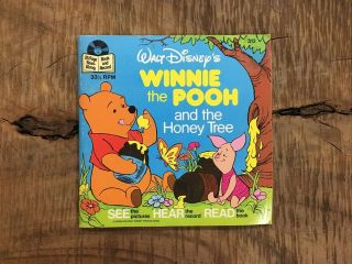 Vtg 1979 Walt Disney Record Story Of Winnie The Pooh See Hear Read 33 1/3rpm