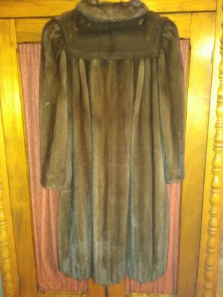 Vintage I.  Magnin Full Length Mink Coat.