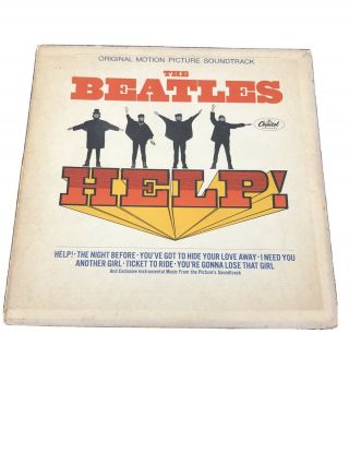 The Beatles Help Capitol Records 1965 Mono Lp Vg Vinyl