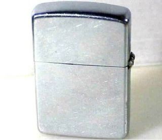 Vtg 1953 Zippo Pat.  Pend Pocket Lighter – Plain Chrome Finish
