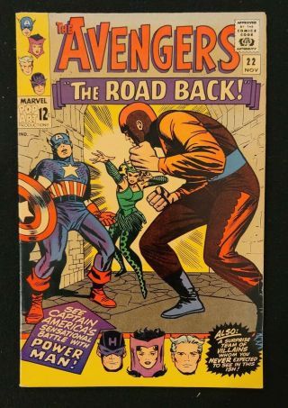 The Avengers 22 Marvel Comics 1965 The Road Back