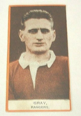 Godfrey Phillips Bdv Sports Package Issue Footballers 1932.  Gray Glasgow Rangers