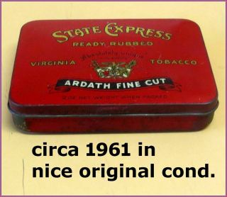 Vintage Tobacco Tin | State Express | Circa 1961 | Very ✔️✔️