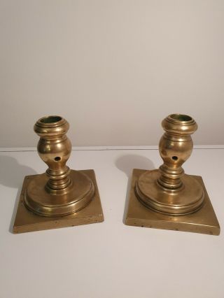 Antique Late 17th Century Early 18th Century Candlesticks