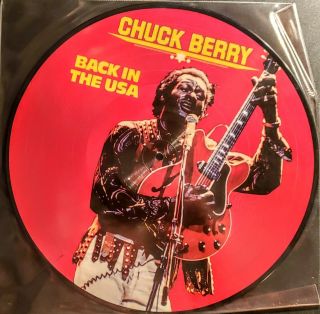 Chuck Berry " Back In The Usa " Vinyl Picture Disc