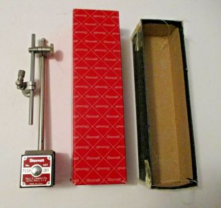 Vintage Starrett 657aa Magnetic Base Indicator Holder Usa Made Great Tool