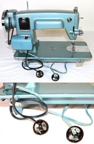 Vintage Brother Syncro - Matic Precision Sewing Machine With Pedal & Carrying Case