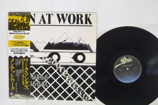 Men At Work Business As Usual Epic 25 3p - 379 Japan Obi Vinyl Lp