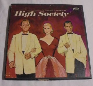 High Society Frank Sinatra Bing Crosby Louie Armstrong 45 Rpm Box Set 4 Records