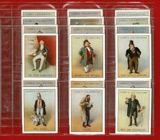 Dickens Character Series - Cope Bros & Co - 1939 Cigarette Large Card Set (sq01)