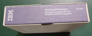 Ibm Technical Reference 6322508 Personal Computer Xt And Portable Pc Vintage Ln