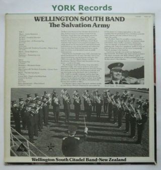 WELLINGTON SOUTH BAND OF THE SALVATION ARMY - Ex Con LP Record FSR FSRS - 1307 2
