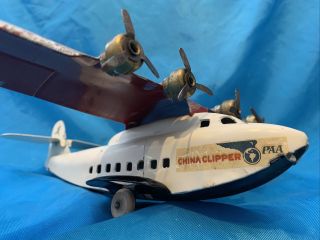 Vintage Wyandotte China Clipper 1930’s Toy Airplane In Exceptional