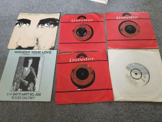 The Who 7 " Vinyl Single Bundle X6 Squeeze Box.  Roger Daltrey & Pete Townsend