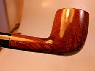 “made In London England” Uk Made Cross Flame Grain Briar Pipe Small Pot 80’s