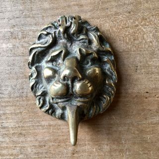 Solid Brass Antique Lion 
