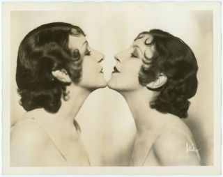 The Two Birds Of Paradise Beth & Betty Dodge Vintage Herbert Mitchell Photograph