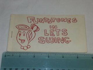 Tijuana Bible { 9} " Flintstones In Lets Swing " Comic Strip Risque
