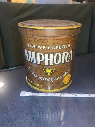 Douwe Egberts Amphora Extra Mild Cavendish Tobacco Tin.  A Gentle Smoke
