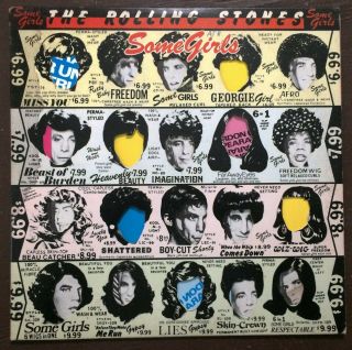 Rolling Stones Vinyl Lp Record Some Girls Under Construction
