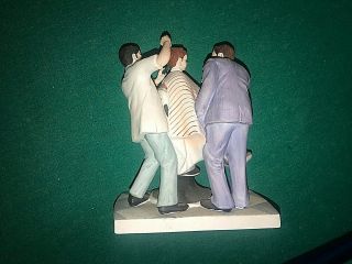 1979 THE FIRST HAIRCUT THE AMERICAN FAMILY NORMAN ROCKWELL BARBER FIGURINE 3
