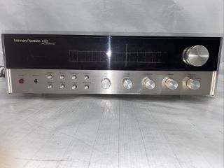 Vintage Harmon Kardon 430 Twin Powered Stereo Am Fm Radio Amp Receiver