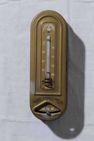 Vtg Tycos Minneapolis Honeywell Regulator Series 10 Thermostat Thermometer