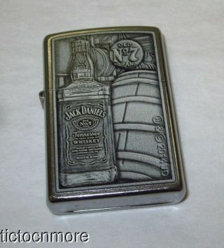 Modern Zippo Lighter Jack Daniels Old No.  7 Brand Whiskey D.  14 2017