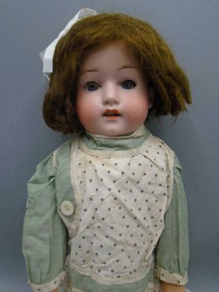 Antique German Bisque Doll Heubach 275 Jointed Leather Body Composition Limbs