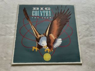 Big Country - The Seer - 1st Press 1986 Vinyl Pop Rock Lp N & Printed Inner