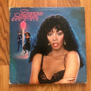 Donna Summer Bad Girls 1979 Vinyl Double Lp Record With Lyric Inserts Casablanca