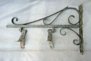 Vintage Iron Shop Sign Hanging Bracket,  Additional Hangers 1970s/1980s Project