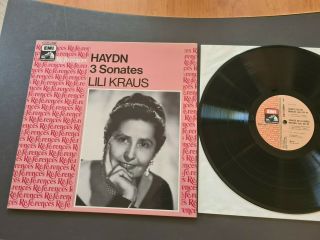 Lp / Haydn 3 Sonates - Lili Kraus - Emi Nm