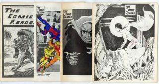 The Comic Reader 90 - 94,  96 - 99 Avg.  Vg/fn 5.  0 Paul Levitz Tcr Pubs.  1972