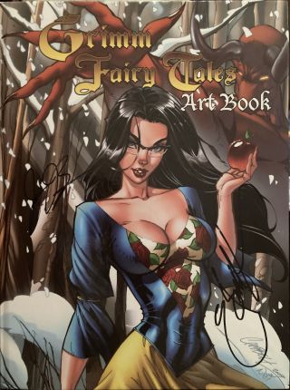 Complete Series Hc Hardcover Vol 1 & 2 Grimm Fairy Tales Art Book Double Auto