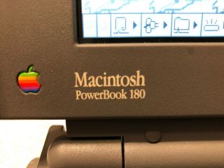 Vintage Apple Mac Macintosh Powerbook 180 With Charger -