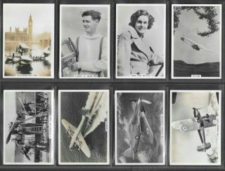 PATTREIOUEX 1938 INTERESTING (AVIATION) FULL 48 CARD SET  FLYING 2