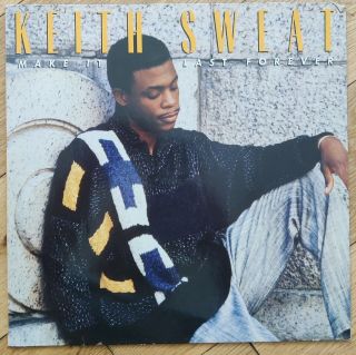 Keith Sweat - Make It Last Forever - Lp Vinyl Record - 1987 - German Import